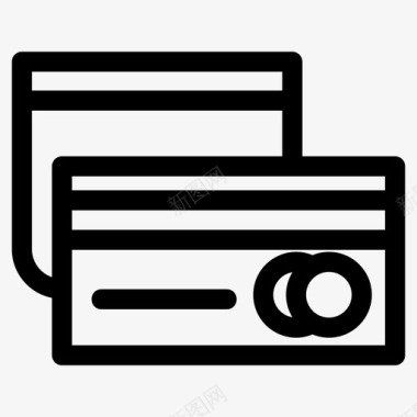 购物排行榜贷记借记全球图标