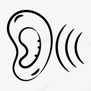 音效听力听觉音效图标