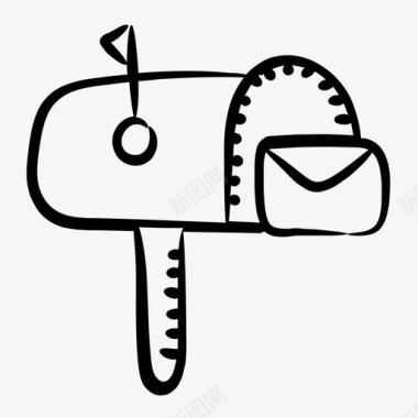 业务信箱邮筒邮箱图标