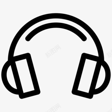 音乐耳机音频节拍图标