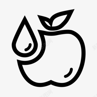 苹果汁苹果糖浆苹果醋图标