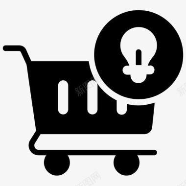 购物购物解决方案电子商务解决方案创新购物图标