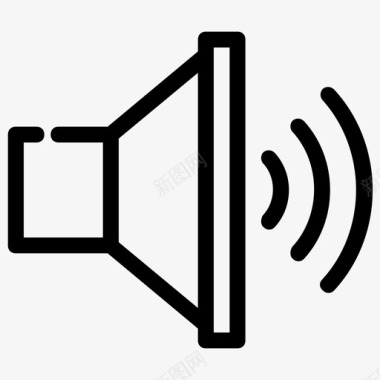 音乐扬声器音乐声音图标