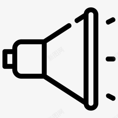 音乐扬声器音乐声音图标
