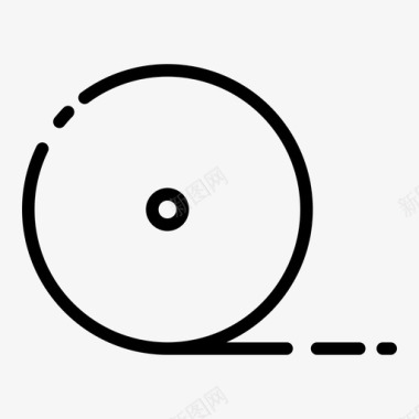 圆圈标志台球白球圆圈运动图标