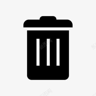 垃圾删除图标垃圾箱垃圾客房图标