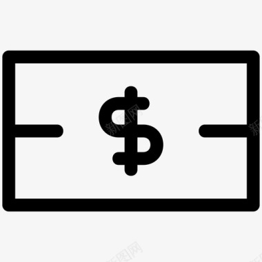 火焰美元图标货币商业美元图标