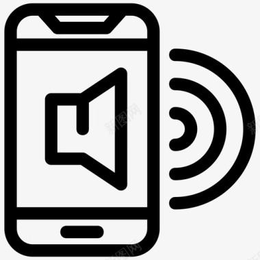 电话咨询图标振铃电话呼叫联系人图标