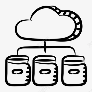 英文书云图书馆云图书教育技术图标