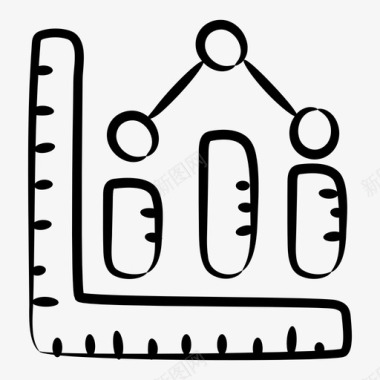 火焰美元图标业务增长业务分析增长图图标