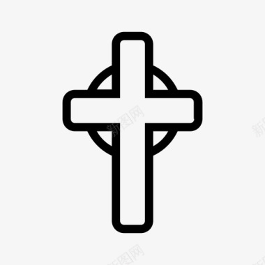 十字架十字架耶稣复活图标