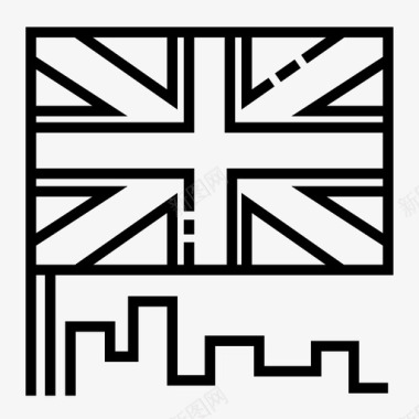 国家国旗英国国家图标