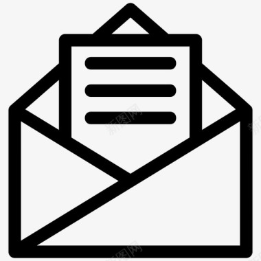 网络电子邮件信封互联网图标