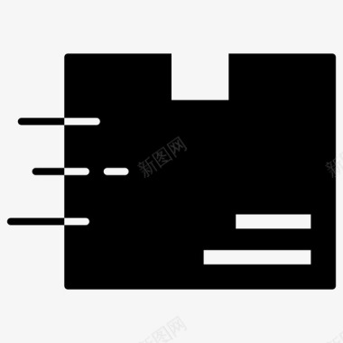 中秋节包装素材运输装箱货物图标