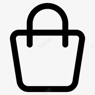 只是概述购物袋纸袋用户界面概述一图标