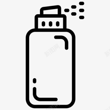 瓶消毒剂防腐剂瓶图标