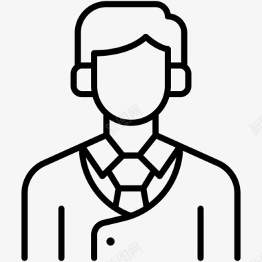 人物篮球商人化身人物图标