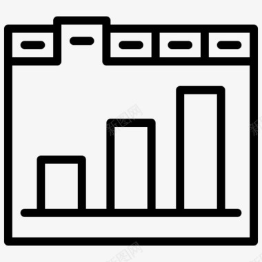 折纸图表网页图表统计图标