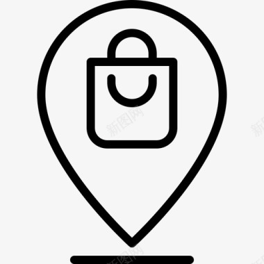 购物排行榜pin商务位置图标
