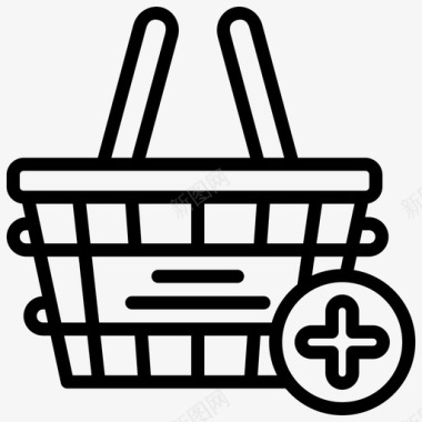 购物排行榜添加篮子在线运输图标