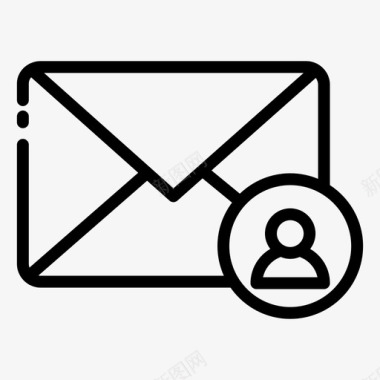 火焰人电子邮件联系人信件图标