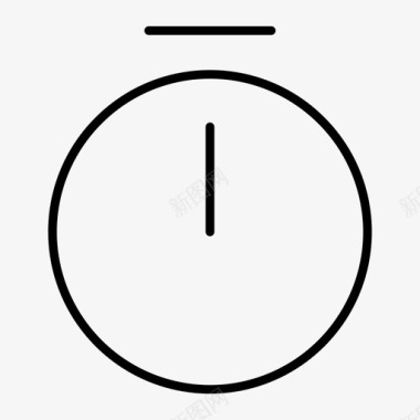 桃心时钟秒表时钟时间图标