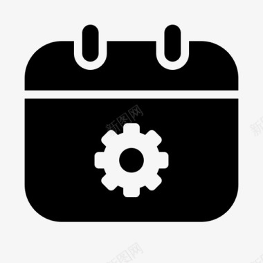 日历设计日历设置约会日期图标