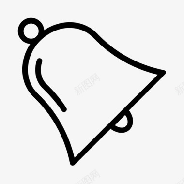 红色铃通知警报铃图标