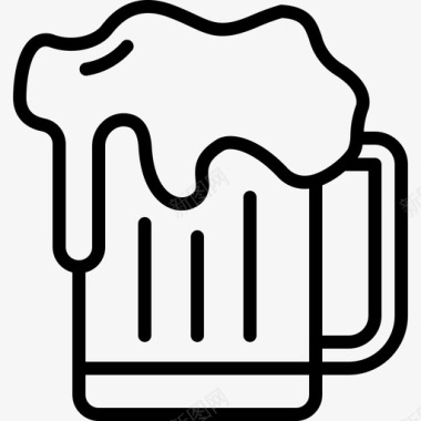 餐厅啤酒酒精饮料图标