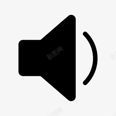 qq界面设计音量降低音频声音图标