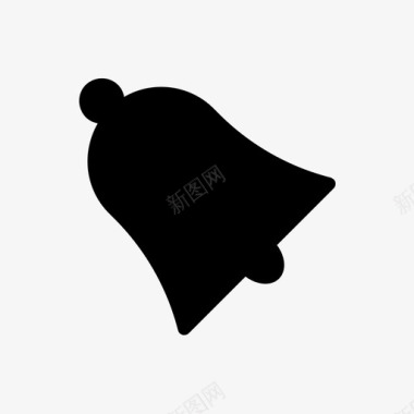 红色铃通知警报铃图标