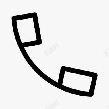 电话咨询图标电话呼叫通信图标