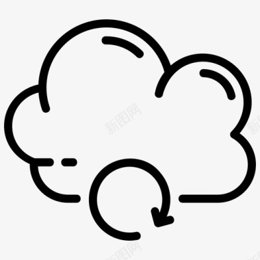 云服务器重新加载云备份互联网图标