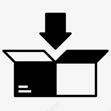 中秋节包装素材运输装箱货物图标