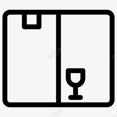 中秋节包装素材包装箱交货图标