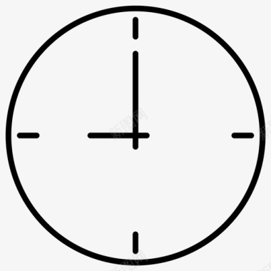 桃心时钟时钟时间计时器图标