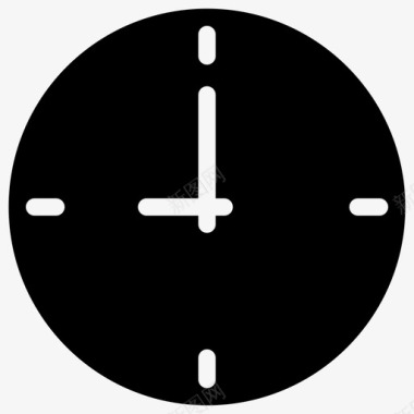 桃心时钟时钟时间计时器图标