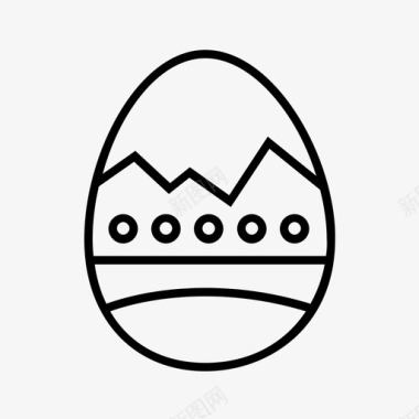 彩蛋复活节彩蛋庆祝节日图标