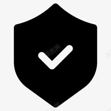 公共标识安全屏蔽加密保护图标