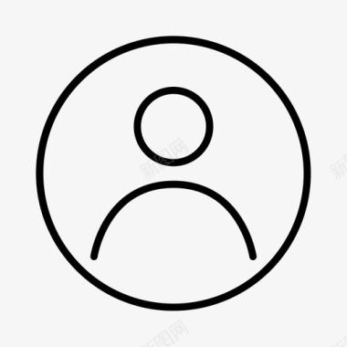 qq界面设计用户化身人图标