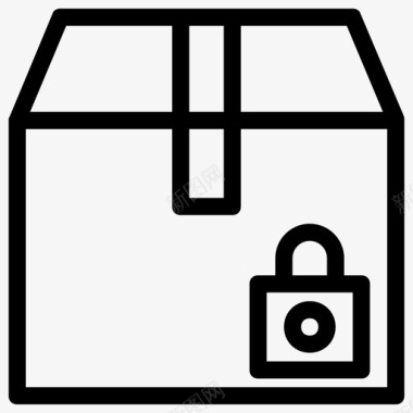 中秋节包装素材包装箱交货图标