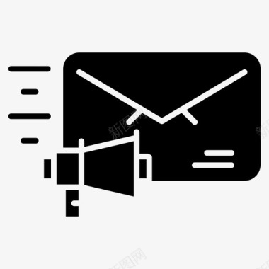 饮料促销电子邮件营销互联网信息图标