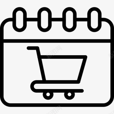 购物排行榜日历日期日程表图标