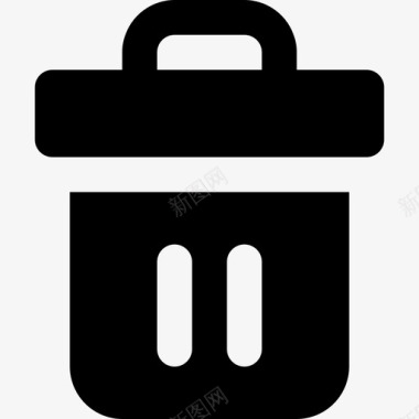 删除垃圾箱垃圾篮子垃圾箱图标