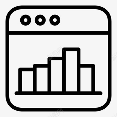 数据分析分析图表图标