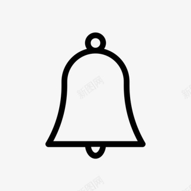 红色铃通知警报铃图标