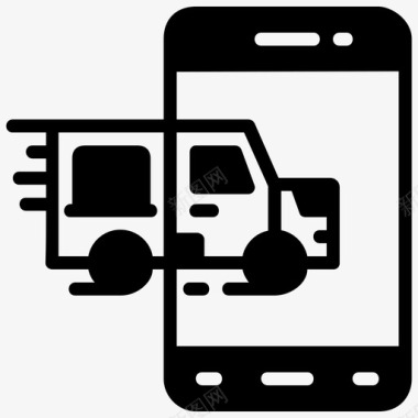 购物排行榜移动送货物流包装图标