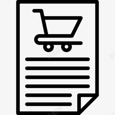 购物排行榜文件购物车手推车图标