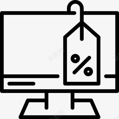 疯狂折扣价显示器折扣价格图标