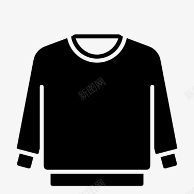 时装背景毛衣衣服时装图标